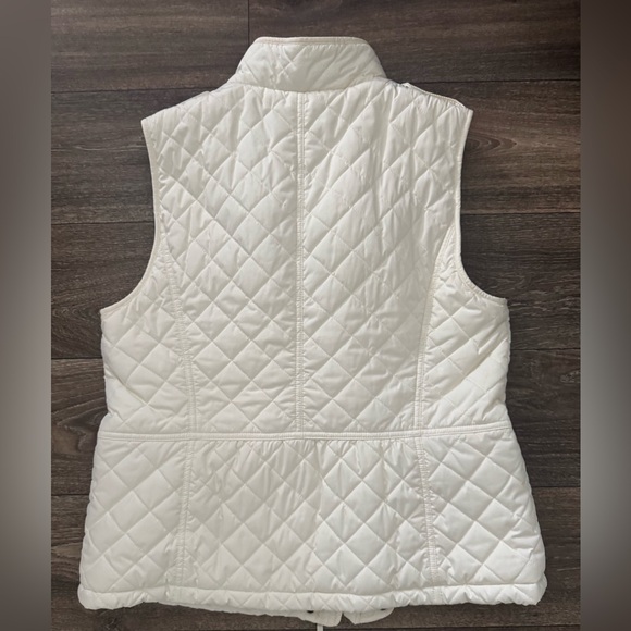 Talbots Diamond Quilter Vest - Winter White - Picture 6 of 6